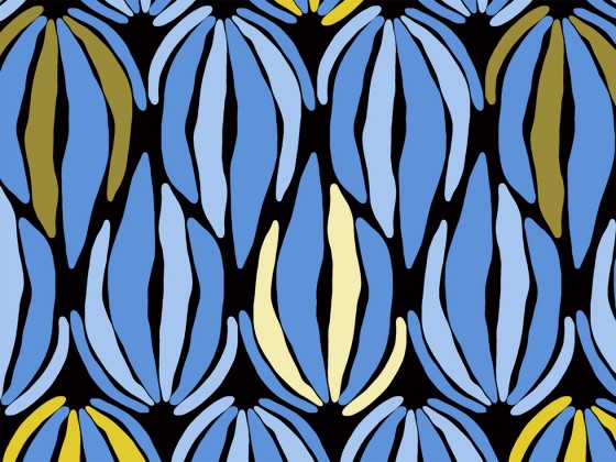 Bebop, part of the Montreux Collection in Bluenote from Lori Mason Design