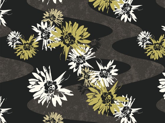 Blossom, part of the Reverie Collection in Tussock from Lori Mason Design