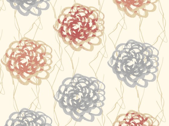 Peony, part of the Kyoto Garden Collection in Stone Path from Lori Mason Design