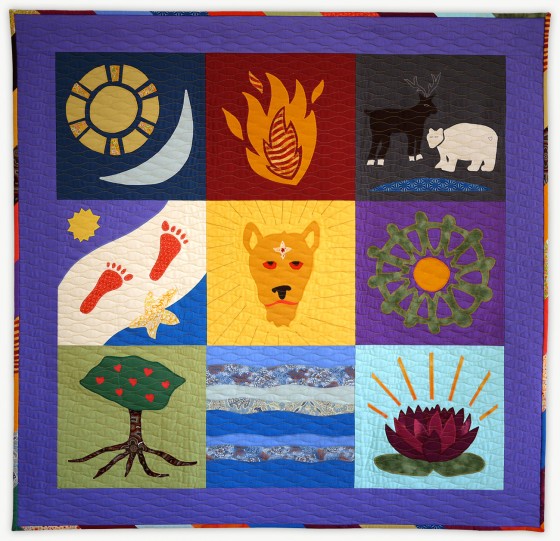 'Amina's Friends,' a quilt from Lori Mason's Special Event Collection