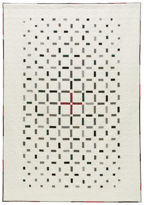 'Genevieve's Red Cross,' a memorial quilt designed by Lori Mason
