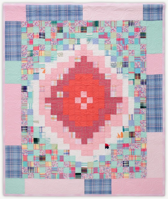 'Joan's Pink Lady 2,' a memorial quilt designed by Lori Mason