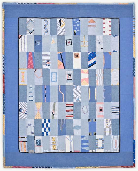 'Richard's Conversations,' a memorial quilt designed by Lori Mason