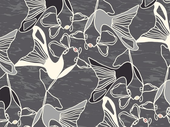 Sumi Koi-dark, part of the Kyoto Garden Collection in Stone Path from Lori Mason Design