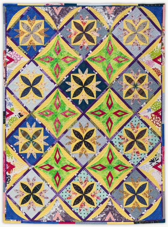 'Amanda's Flowers', a memorial quilt by Lori Mason