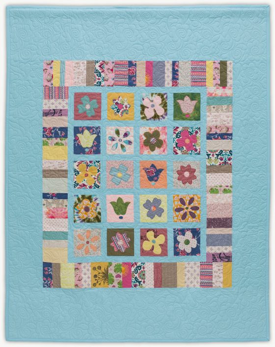 'Sorrel's Flower Patch', a memorial quilt designed by Lori Mason