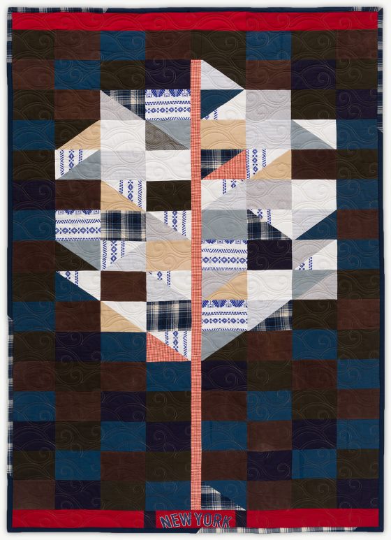 'Sam's Tree II', a memorial quilt designed by Lori Mason