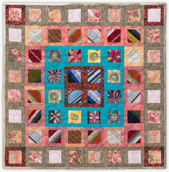 'Clyde&Margaret's Squaredance', a memorial quilt designed by Lori Mason