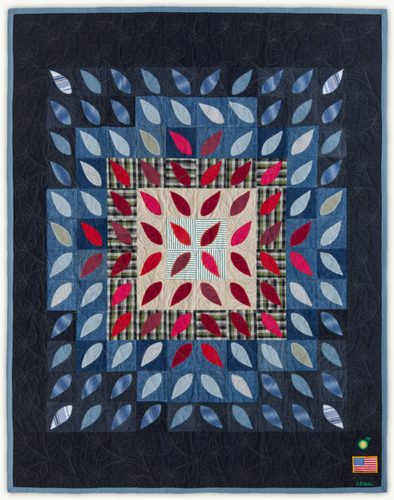 'James' Petals', a memorial quilt designed by Lori Mason