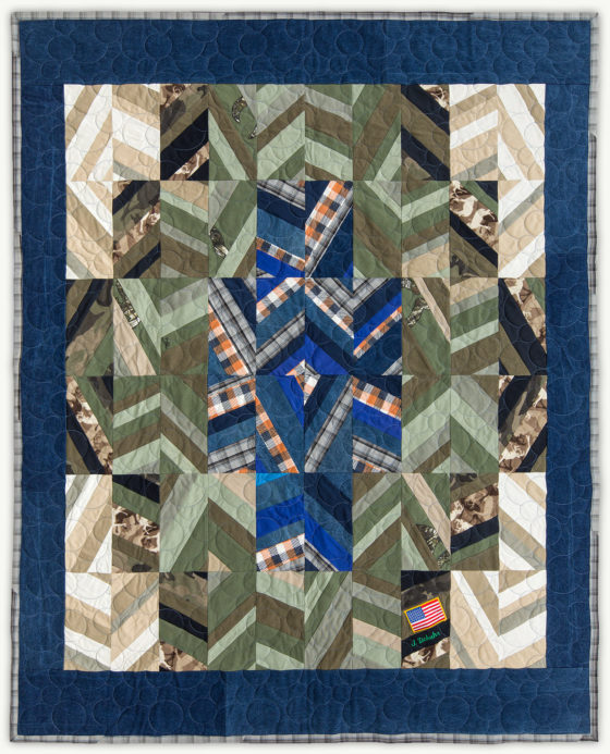 'James' Prairie', a memorial quilt designed by Lori Mason