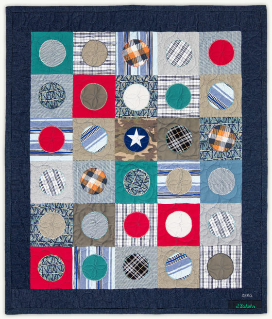 'Jack's Penny', a memorial quilt designed by Lori Mason