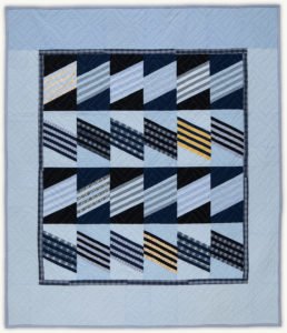 'Al's Dress Blues', a memorial quilt designed by Lori Mason