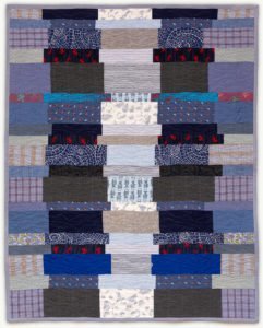 'Tony's Library', a memorial quilt designed by Lori Mason