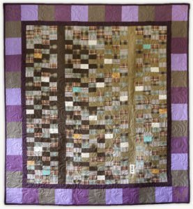 'Two Pines', a memorial quilt designed by Lori Mason