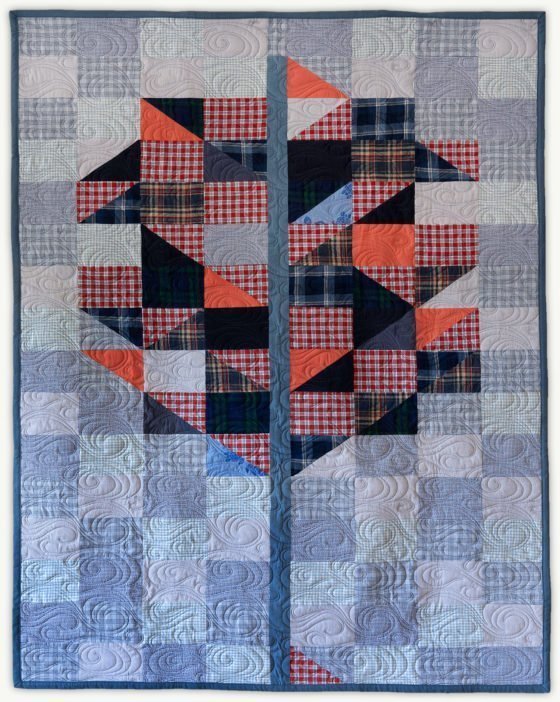 'Rich's-Tree-2', a memorial quilt designed by Lori Mason