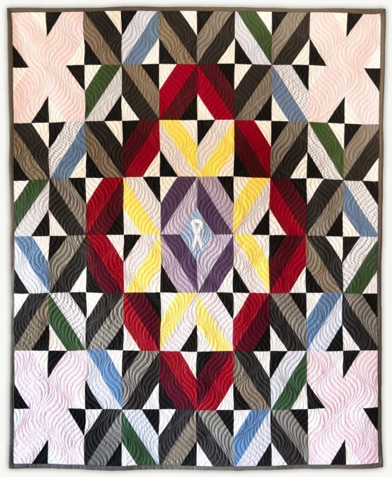 'Justin's Grid 2', a memorial quilt designed by Lori Mason