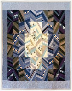 'Tom's Soliloquy', a memorial quilt designed by Lori Mason
