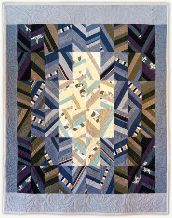 'Tom's Soliloquy', a memorial quilt designed by Lori Mason