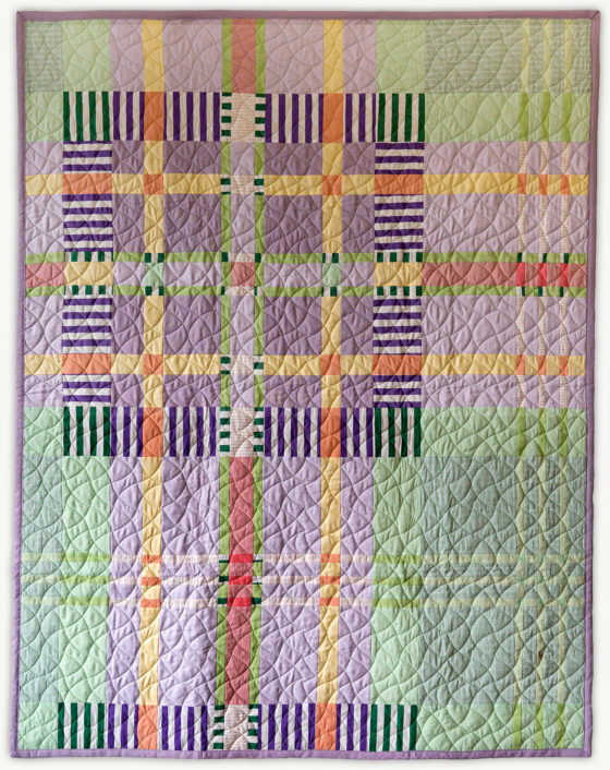 'Chip's Tartan 3', a memorial quilt designed by Lori Mason