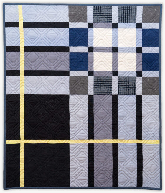 'Charlie's Tartan 1', a memorial quilt designed by Lori Mason