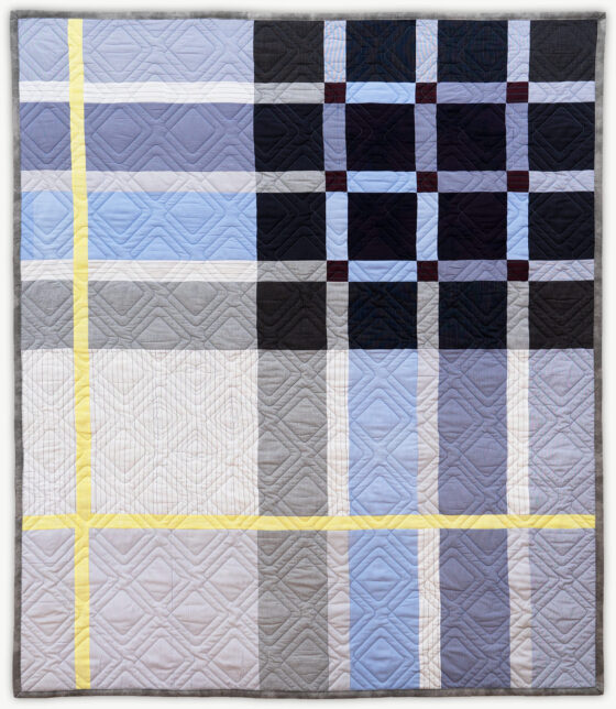 'Charlie's Tartan 3', a memorial quilt designed by Lori Mason