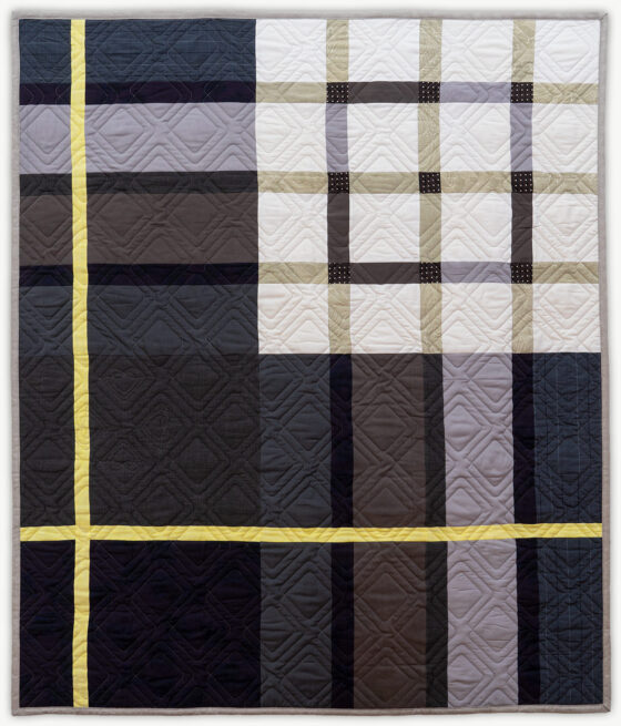 'Charlie's Tartan 4', a memorial quilt designed by Lori Mason