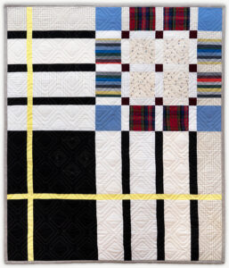 'Charlie's Tartan 5', a memorial quilt designed by Lori Mason