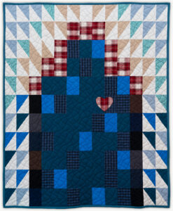 'Roy's Light', a memorial quilt designed by Lori Mason