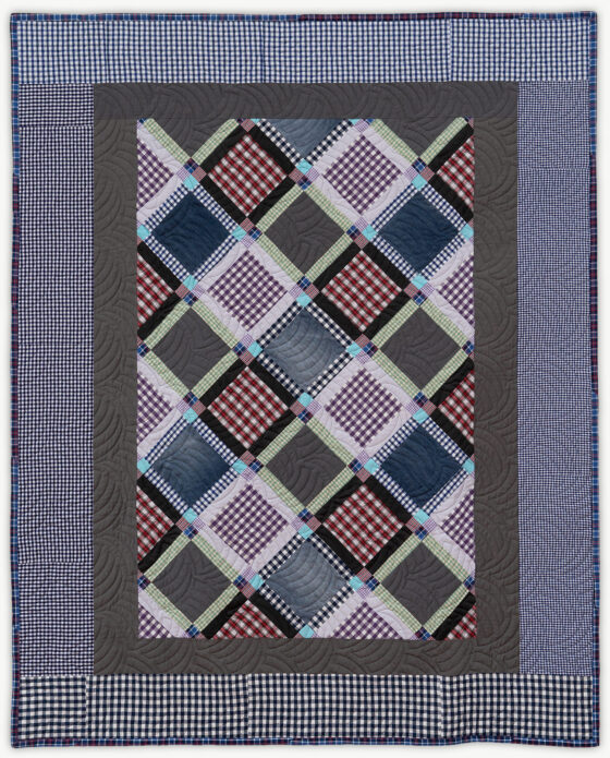 'Jason's Diamond 1', a memorial quilt designed by Lori Mason