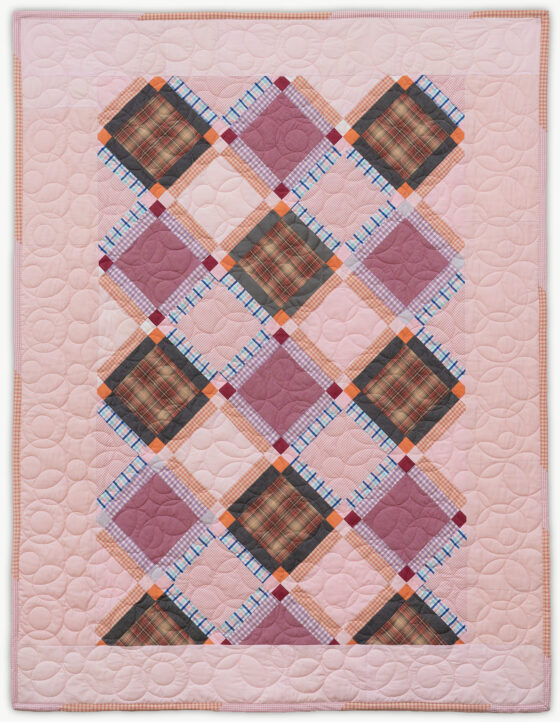 'Jason's Diamond 2', a memorial quilt designed by Lori Mason