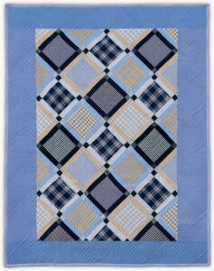 'Jason's Diamond 3', a memorial quilt designed by Lori Mason