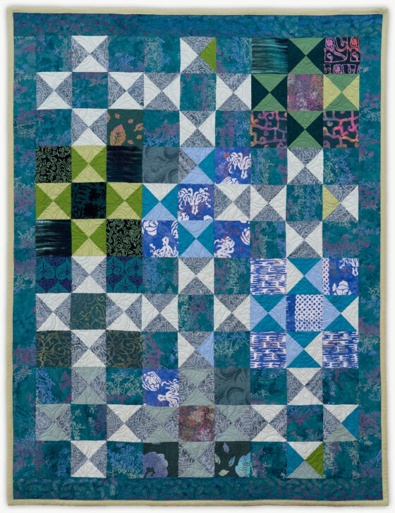 'Ann's Compassion 1', a memorial quilt designed by Lori Mason