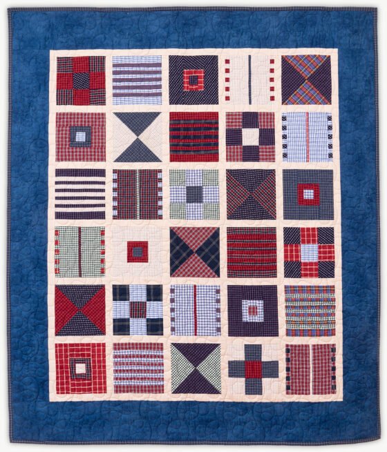 'James Choir', a memorial quilt designed by Lori Mason