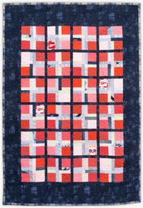 'Sam's Pants (Blue)', a memorial quilt designed by Lori Mason