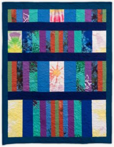 'Olivia's Reading List', a memorial quilt designed by Lori Mason