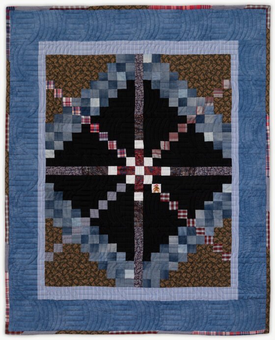 'Ethan's Compass', a memorial quilt designed by Lori Mason