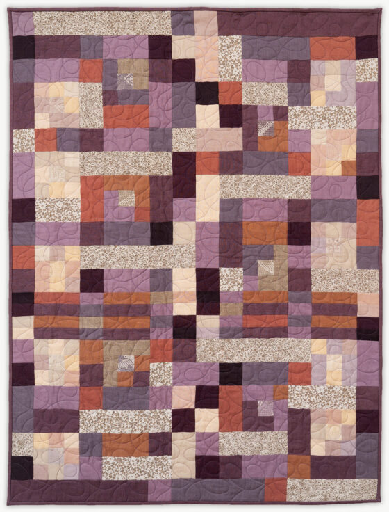 'Homage to Benita Otte', a studio quilt designed by Lori Mason