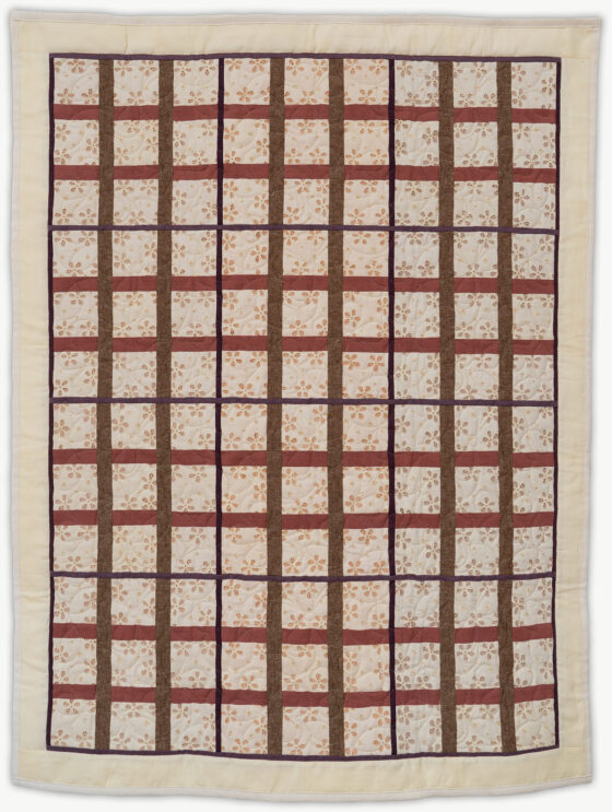 'Homage to Otti Berger-Window Weave', a studio quilt designed by Lori Mason