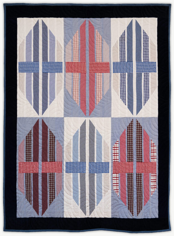 'Allan's Wings', a memorial quilt designed by Lori Mason