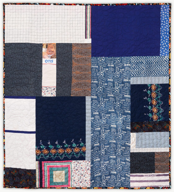 'Judith's Winter-Blue', a special event quilt designed by Lori Mason