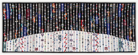 'Judith's Winter-Wall', a special event quilt designed by Lori Mason