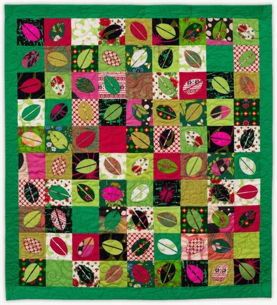 'Judith's Spring-Wall', a special event quilt designed by Lori Mason